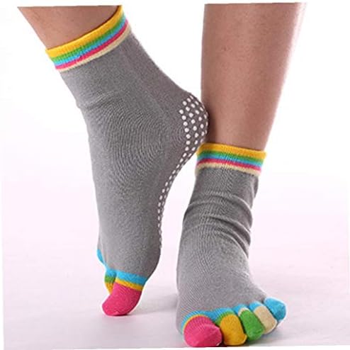 1 Чифт Памучни Чорапи С Пръсти, Абсорбираща Влагата, Спортни, Със Средна Деколте В Глезена, Чорапи с Пет Пръста, Подаръци за Жени, Затопляне