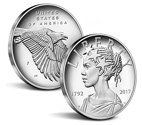 2017 Сребърен медал P Liberty 225th Anniversary Американски Сребърен медал Liberty Сребърен медал Без оценка на Монетния