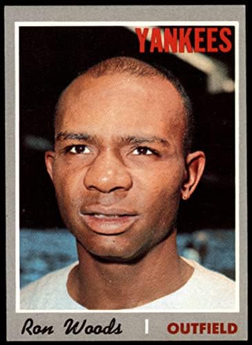 1970 Topps 253 Рон Уудс, Ню Йорк Янкис (Бейзболна картичка), БИВШ Янкис