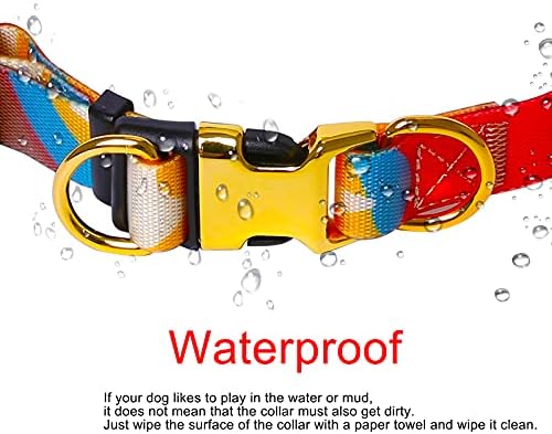 Неразрушаемый водоустойчив нашийник за кучета - с быстросъемной ключалката и регулируеми външни ошейником за кучета за по-лесно