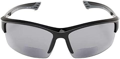 Бифокални очила Foster II за четене, пластмасови спортни слънчеви очила с защита от слънцето за мъже и жени, сертифицирани ANSI Z87.1