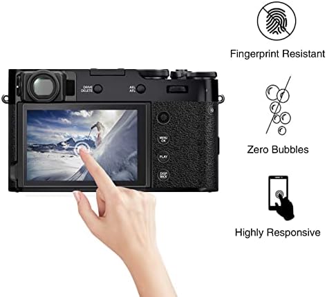 (3 опаковки) Защитно фолио Rieibi за цифров фотоапарат Fujifilm Instax Mini EVO X-Pro1, фолио, изработени от закалено стъкло твърдост 0,25