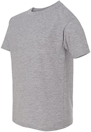Тениска Hanes Hanes Youth 45 грама, от памучен плат Nano-T - Light Steel - M - (Стил 498Y - Оригинален стикер)