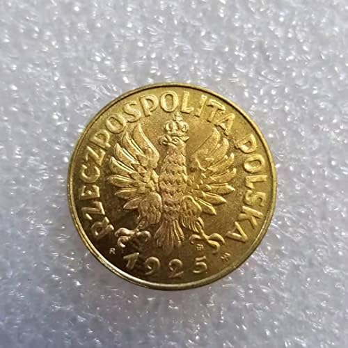QINGFENG Антикварное Занаят, Полски 1925 Златна Възпоменателна монета 1370