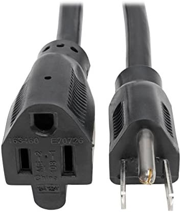 Удължителен кабел за захранване Трип Lite P024-003 повишена здравина 15A, 14AWG (от NEMA 5-15 P до NEMA 5-15 R) с дължина