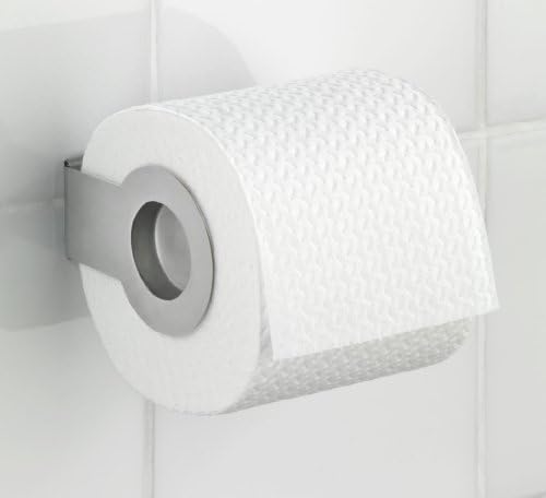 WENKO Dérouleur papier WC Cerri acier inox, Acier inoxydable, 10.5 x 6 x 9 см, Мат