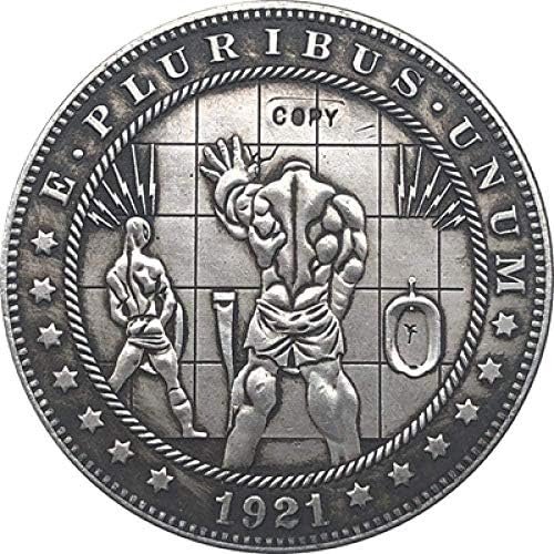 Скитник Никел 1921-D САЩ Морган Доларова Монета Копие Вид 124 Копие Украса за Събиране на Подаръци