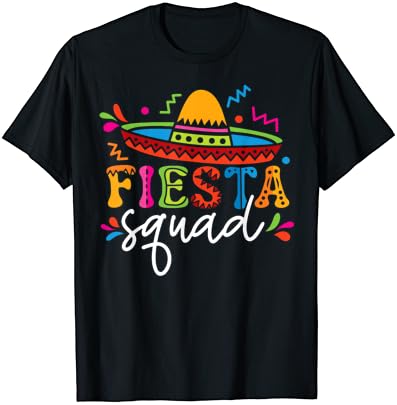 Семеен Тениска Fiesta Squad Cinco De Mayo Mexican Sombrero Group