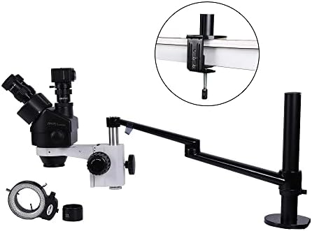 YEBDD Регулируема Поставка за микроскоп Притежателя Метален 25 ММ-Часова Бинокъла Тринокулярный скоба за Настолен Микроскоп
