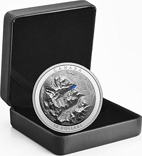 2021 DE Модерна Възпоменателна Сребърна монета PowerCoin Lake Louise 50$ Канада 2021 82,3 Гр Proof