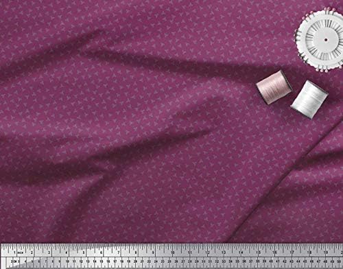 Памучен трикотажная плат Soimoi сив цвят с фин модел за рубашечного шевни ширина 58 см