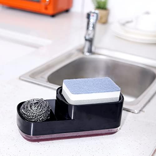 Опаковка сапун за Кухненски мивки, Захранващи Сапун премиум-клас 2 в 1 и Притежателя на Гъба, За Съхранение и организиране на Плотове