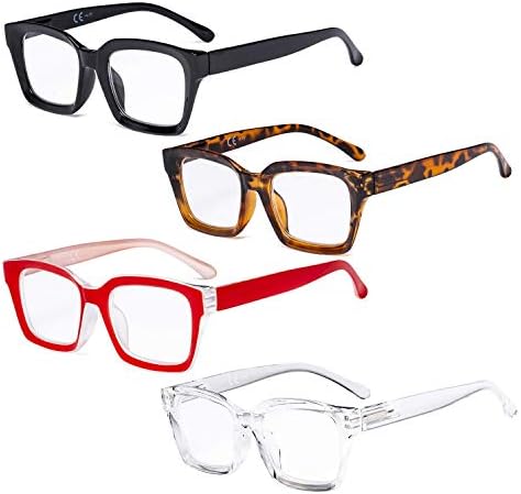 Eyekepper Спестете 10% на 4 опаковки женски очила за четене и 4 опаковки ридеров за жени +0.50