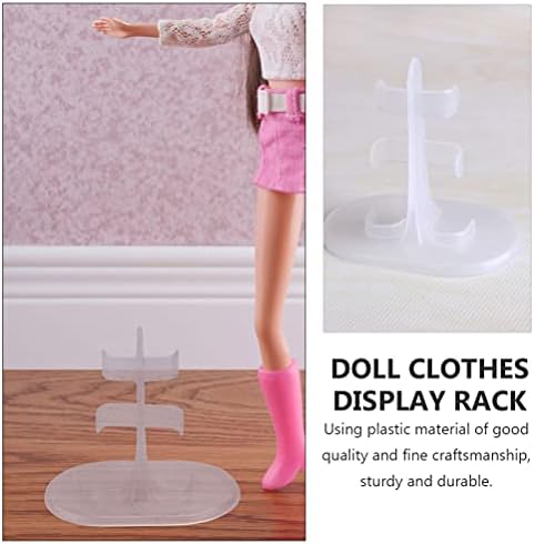 Аксесоари за кукли EXCEART, Играчки във формата на рокля, 10 бр., Облекло под формата на куклен рокли, Държач за показване дрехи,