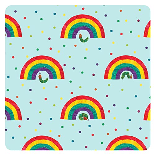 BapronBaby Eric Carle Bapron Rainbow Caterpillar - Мек Водоустойчив Лигавник, устойчиви на петна - Машинно пране - 6 м - 5 години - (За деца