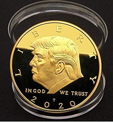 PEN КОМПЛЕКТ MALL - Монета Доналд Дж. Тръмп Запазване на Америка Монета Голямото предизвикателство, Възпоменателна Монета Американски