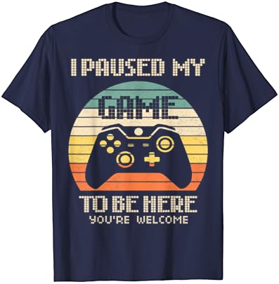 Аз Спира играта, за Да Бъде Тук, Добре Дошли, Подарък Тениска за ретро-геймърите