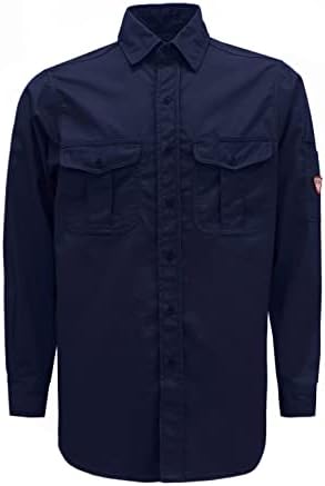 Мъжки Ризи TICOMELA FR Пожар 7,5 грама от Памук NFPA2112, Мъжки Заваръчни ризи