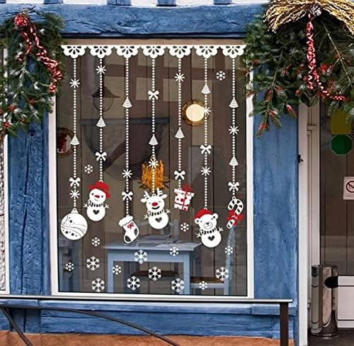 Весела Коледа Декорация На Дома, На Стената На Прозореца Стикер За Декорация Венец Коледен Подарък За Новата Година, Вечерни Аксесоари