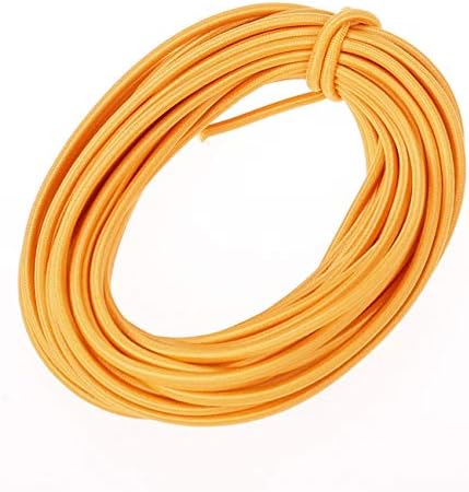 COTOWIN 1/8 Дебелина кръг еластичен кабел, 10 ярда (червен, 3 мм)