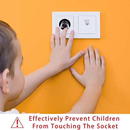 24 Опаковки на Защитени от деца Електрически Защитни Капачки За защита на децата От Контакти С Изображение на Череп За ръце