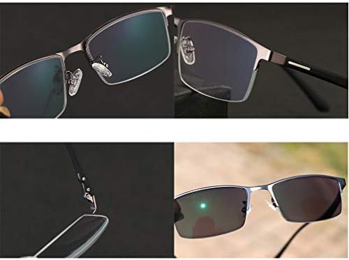 Фотохромичните Очила За четене, Поляризирани Очила с Метални и Полимерни Лещи в Половината на Рамки, Слънчеви Очила с защита