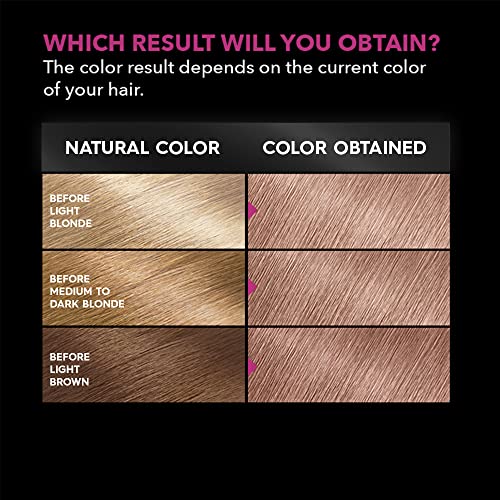 Перманентная боя за коса Garnier Color Hair Abdullah Brilliant Color без амоняк, Наситени с маслени бои, 8,22 розово злато със средна