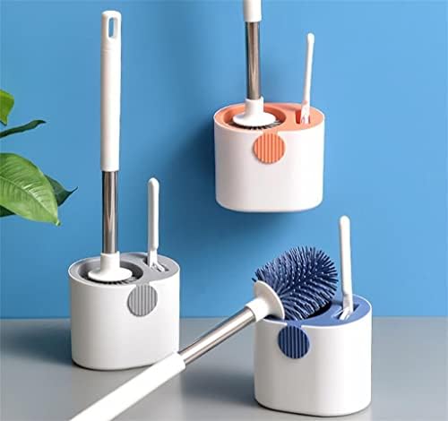 CDYD Силиконовата Четка за Тоалетна Инструмент за почистване на тоалетни с Основание Потребителска Четка За Почистване на Аксесоари