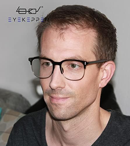 Очила за четене Eyekepper За Жени И мъже, 4 опаковки Дизайнерски Очила За четене в полуободке