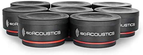 Звукови изолатори серия IsoAcoustics Iso-Puck (Iso-Puck Mini, на не повече от 6 килограма за единица, 8 бр в опаковка)