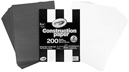 Плътна черно-бяла Плътна хартия цветен молив, от Exclusive, 200 Листа