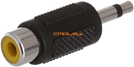 Cmple - 3,5 мм Моноблочный щекер към адаптер RCA Jack