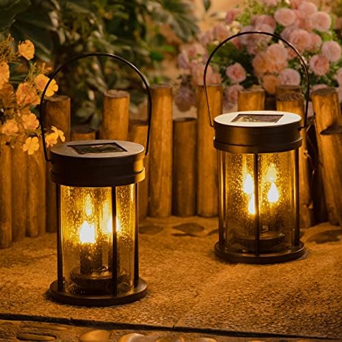 Слънчева Градина Светлини Външни Окачени Блещукащите Свещи с Декоративни Фенери във формата на Капки Дъжд за вашия интериор,