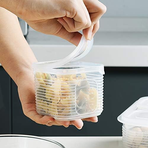 Контейнер за съхранение на храна в хладилника MATSUBE - за многократна употреба Органайзер за съхранение на пресни продукти с Отделяне
