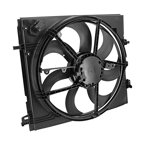 Вентилатор за охлаждане на радиатора Tektall В събирането на Вентилатор на двигателя-Съвместим с Nissan Rogue Sport 2.0