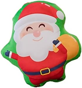 Плюшени кукли MIQUANGGO Коледна възглавница Дядо Коледа Грижи Плюшени Играчки, Коледна Карнавальная Кукла Детска мека мебел възглавница Цвят: