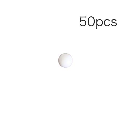 14 мм, 50 бр. Полиоксиметиленовые топки Delrin (POM) От твърда пластмаса