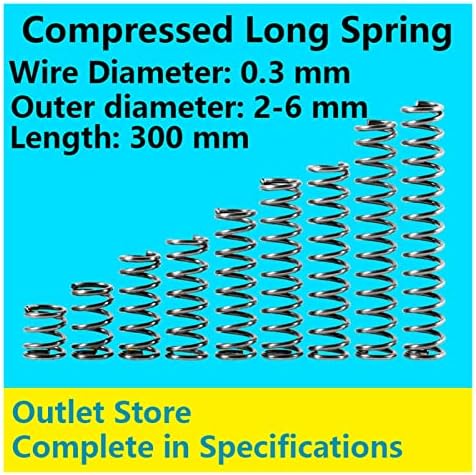Система за компресия Подходящи за повечето ремонтни работи I Диаметър на дългата система за компресиране на 0,3 мм, външен диаметър 2-6 mm, дължина 300 mm, возвратная пруж?