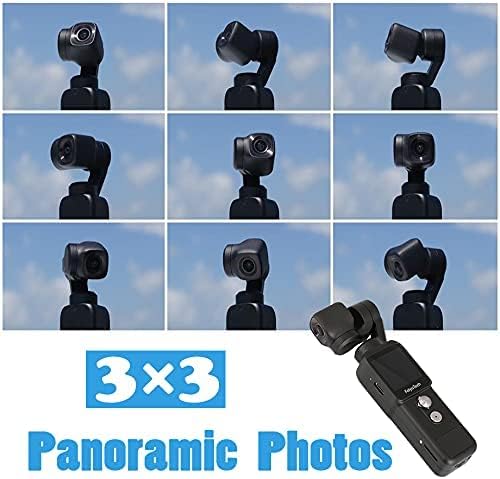 Екшън-камера FeiyuTech Pocket 2, 3-Axial 4K Камера, Вградена в Ръчен Кардан подвес, Преглед на 130 °, Магнитен корпус, 4xZoom, Слот