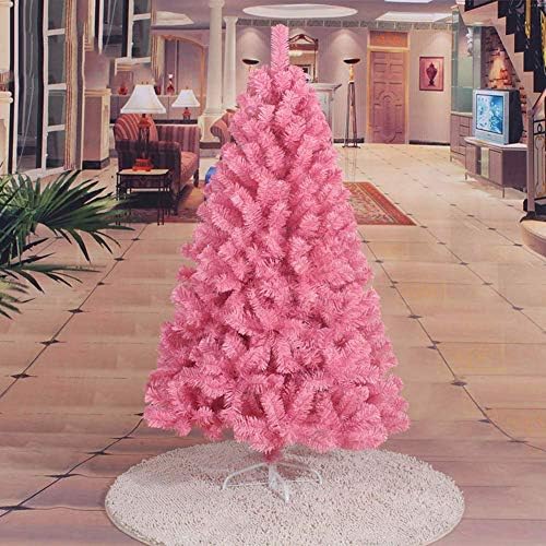Навесная Изкуствена Коледна елха TOPYL 6,8 метра от Премиум-клас от Смърч със Сгъваема метална стойка, Дългогодишна Коледно дърво, лесен монтаж за празнична украса-Роз