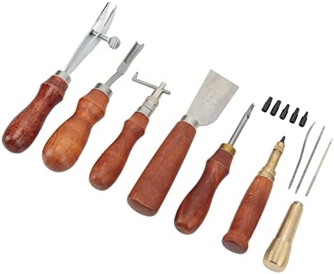 Набор от инструменти за ръчна изработка от естествена кожа Trjgtas Аксесоари за производствения процес САМ много практични