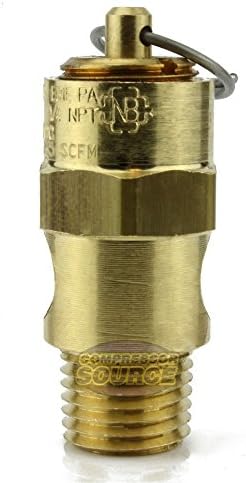 Нов месинг предпазен клапан 1/4 ИАНМСП 150 паунда на квадратен инч американското производство за подаване на сгъстен въздух, с помощта на предохранительного клапан