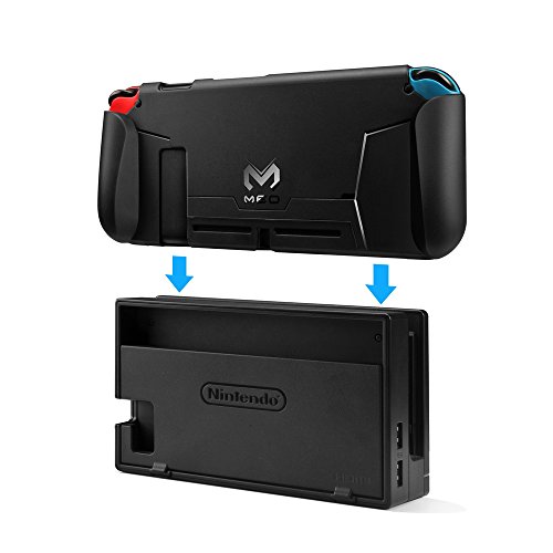 Защитен калъф за Nintendo Switch от TPU, Мек устойчив на удари калъф с Ергономичен дизайн на ръкохватката, Калъф за предпазване от падане за конзолата Nintendo Switch