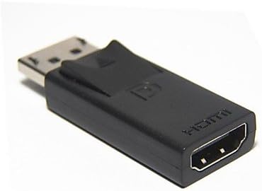 Адаптер преобразувател на ДП Display Port Male to HDMI Female Adapter, черен