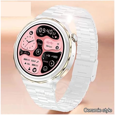 Дамски смарт часовници BYOKA 20 с функцията NFC Bluetooth, часовник за разговори, наблюдение на сърдечната честота, Умни часовници