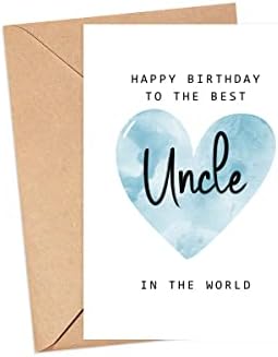MoltDesigns Поздравява С рождения Ден на по-Добро чичо В света пощенска картичка пощенска Картичка за рождения Ден На чичо си - пощенска