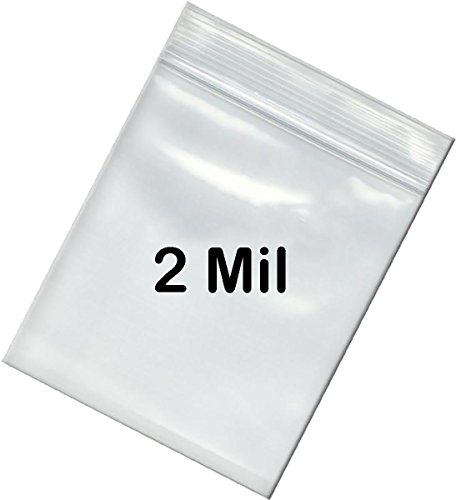 Чанти за съхранение на BNY Corner 2 Mil 3x5 От Прозрачна пластмаса с цип с възможност за повторно затваряне на 3 x 5 - 1000 броя