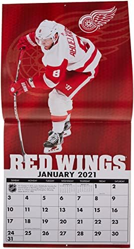 Стенен календар екип TURNER Sports Detroit Red Wings 2021 12X12 (21998011940)