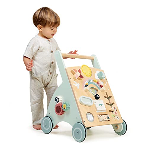 Играчки от нежни листа - Проходилка Sunshine Baby Activity Walker - Детска площадка за първите стъпки по пода - Идеалният спътник