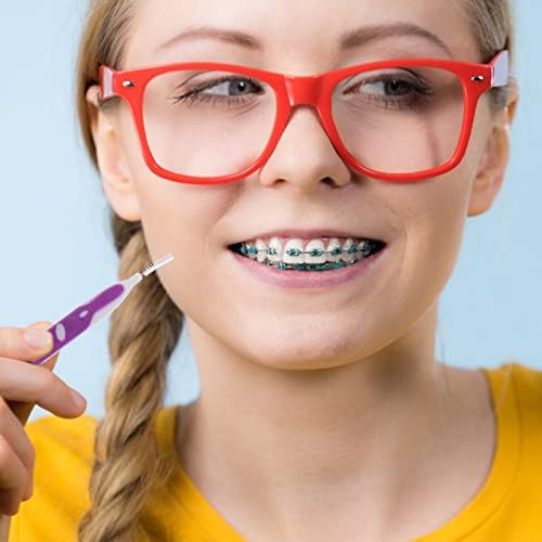 DOITOOL Home Tool 210 Бр. Межзубные Четки За Почистване на Зъбите на конец за Зъби Межзубные четки (Различни цветове)